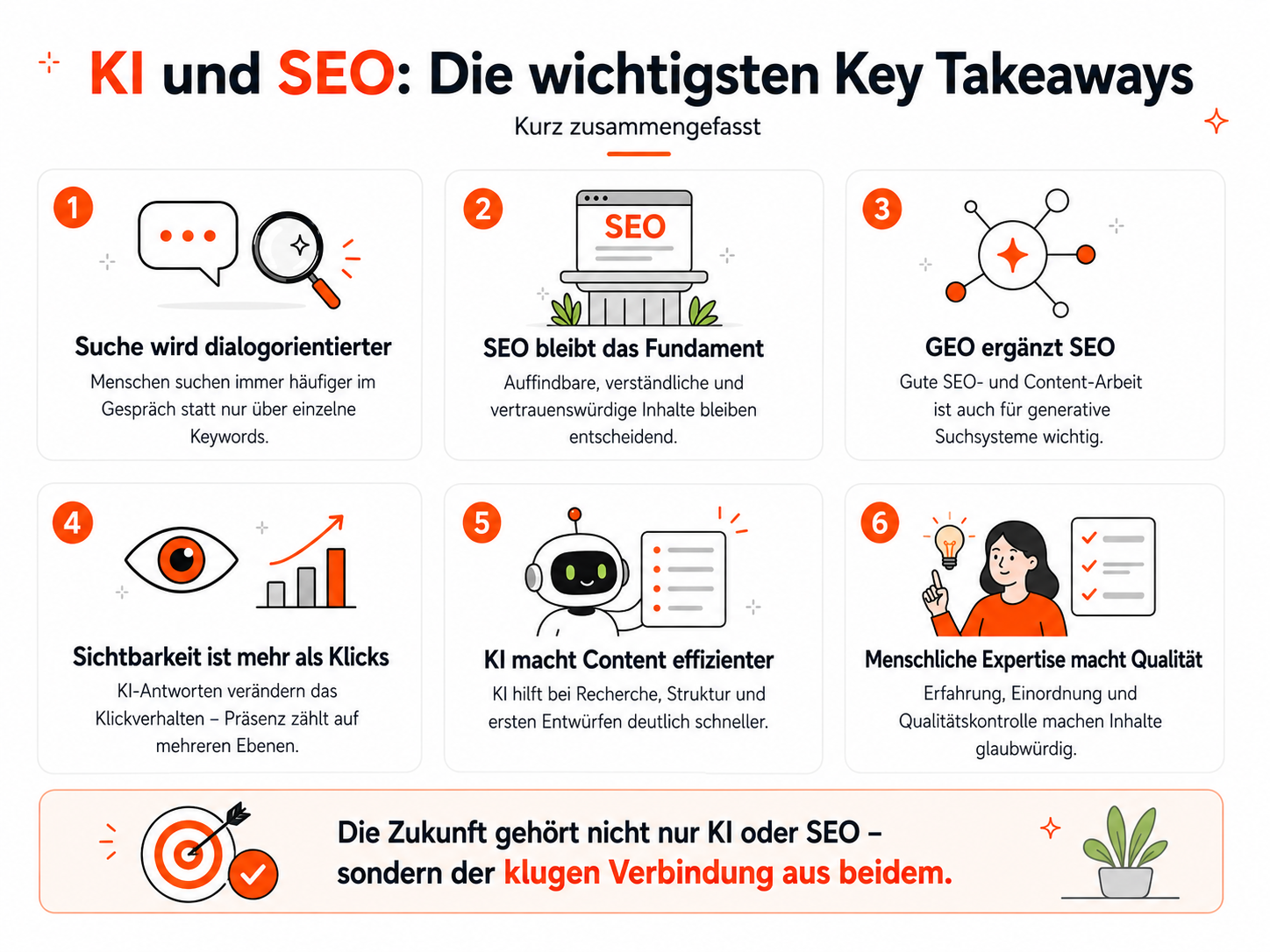 Key Takeaways ziu KI und SEO