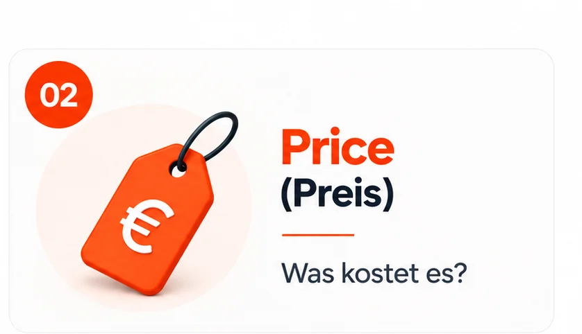 02 Price (Preis): Was kostet es?