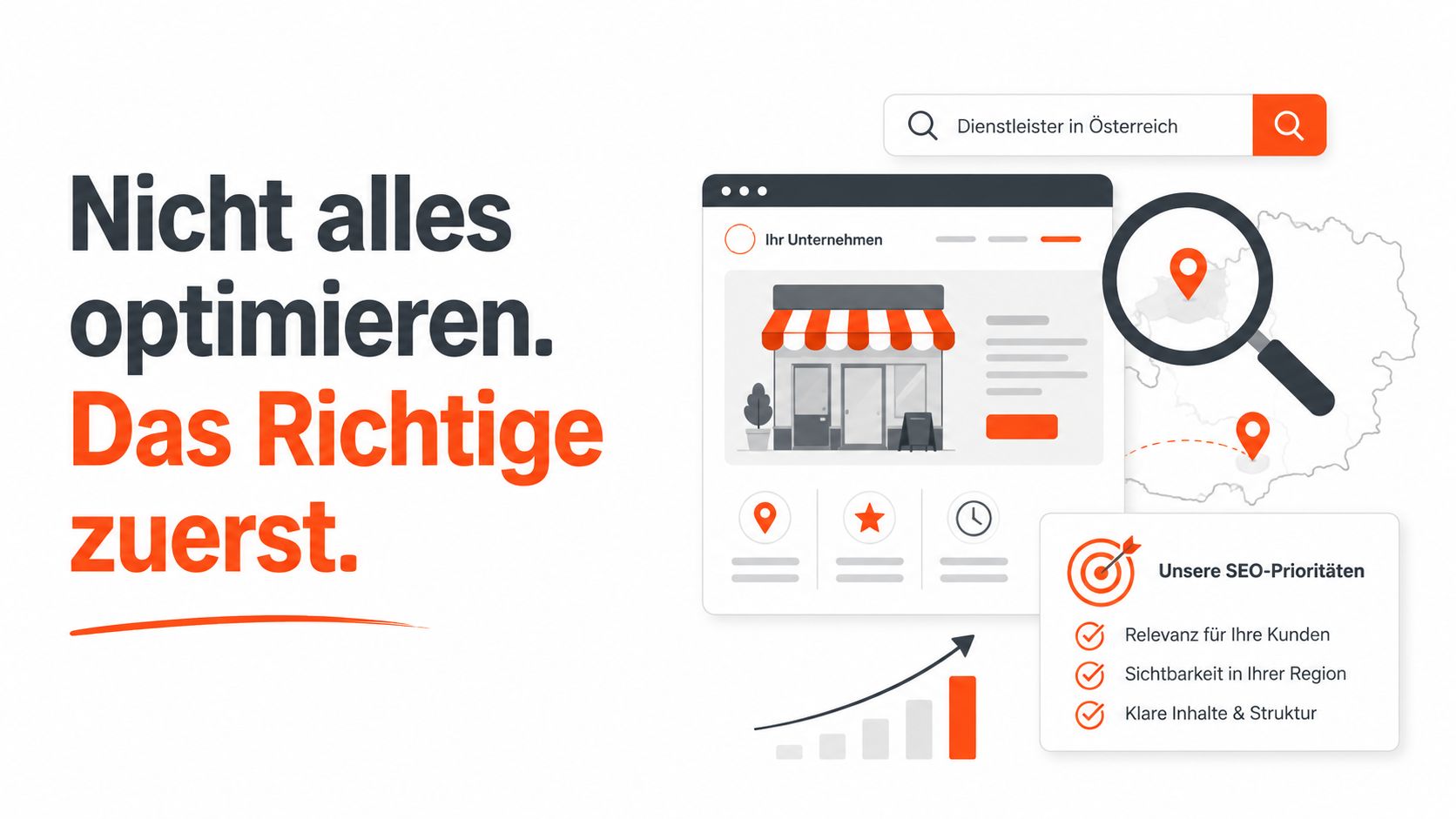 SEO für KMU: Nicht alles optimieren. Das Richtige zuerst.